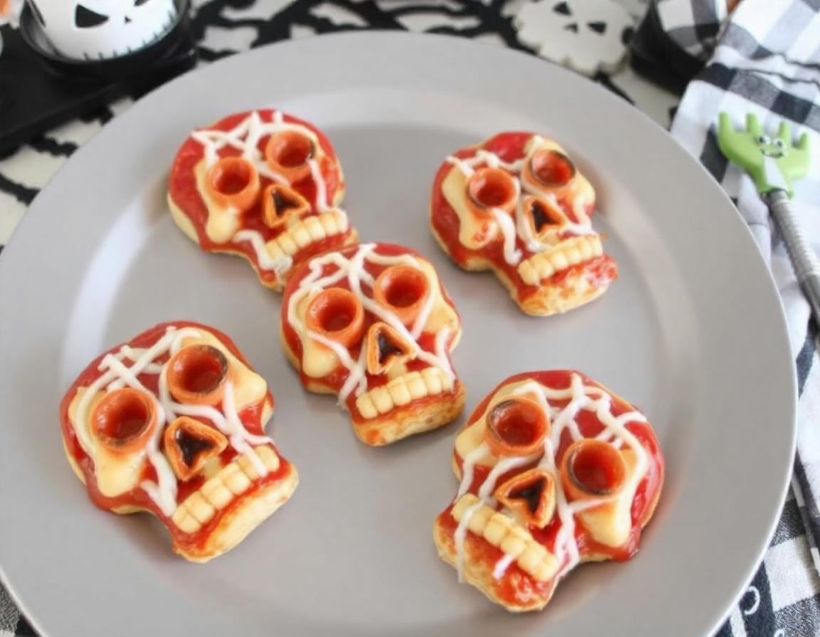 Halloween Pizza Skulls: Fun and Spooky Recipe for Your Halloween Party