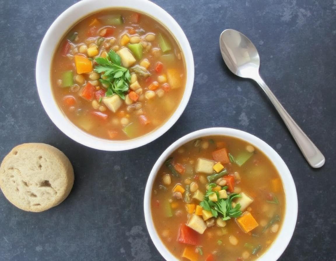 Vegetable Soup with Lentils